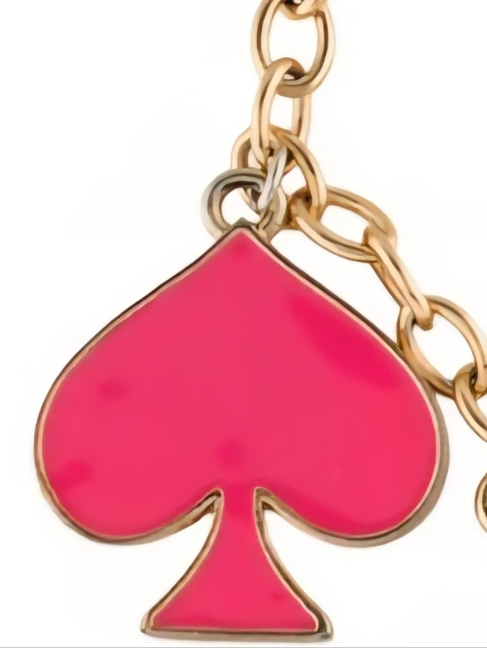 Kate Spade NY x Darcel Gold Tone Enamel Charm Bracelet-heart, spade, apple & Bag - Picture 3 of 5